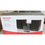 Renew. Sharp XL-B512(BR) Hi-Fi Micro System, CD/FM/USB/Bluetooth v5.0, 45W, Brown | Sharp Hi-Fi Micro System | XL-B512(BR) | Brown | USB port | DAMAGED PACKAGING