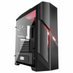 AZZA Photios 250 X, Tempered Glass Side window, 155mm CPU, 380mm GPU, 2x120mm Fans, USB 3.0 x2, USB 2.0 x2, Mic x1,Spk x1 ATX Mid Tower