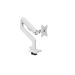 Arozzi Desk Mount | Neo Single - Gas Spring Monitor Arm AZ-ALZARE-NEO-WT | Tilt, Swivel, Rotation | Maximum weight (capacity) 9 kg | White AZ-ALZARE-NEO-WT
