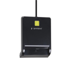 Gembird | USB smart card reader, Black | FD2-SCR | No
