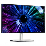 60,47cm/23,8" (1920x1080) Dell UltraSharp 24 U2424HE 16:9 FHD IPS 120Hz 5ms DP HDMI USB-C-Hub VESA Silver/Black