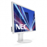 NEC MULTISYNC EA244WMI-WH, 24", WUXGA, D-SUB: nein, DP: 1x, DVI: 1x, HDMI: 1x, mit Standfu&szlig;, Grad A4