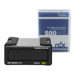 Tandberg RDX External Drive Kit 500GB Cartridge + QuikStor USB3+ 8863-RDX