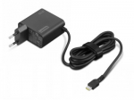 Lenovo - USB-C power adapter - AC 100-240 V - 65 Watt - Europe - black