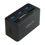LogiLink CR0042 USB 3.0 HUB 3-Port 3x USB 3.0; All-in-One Kartenleser
