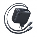 EnerCore CJ21 Charger Retractable 3C 67W EU Black