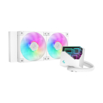 K DeepCool LT240 All-in-one Liquid Cooler 12cm 600 RPM 2400 RPM 72.04 Cfm White
