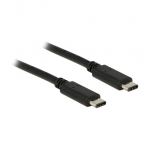 USB3.1 C > USB Type-C&trade; Stecker 0,5 m schwarz 3 A Delock