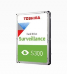 Toshiba S300 Surveillance - Hard drive - 4 TB - internal - 3.5" - SATA 6Gb/s - 5400 rpm - buffer: 128 MB