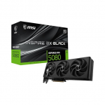 RTX 5080 16G MSI INSPIRE 3X OC BLACK GDDR7 3 Fan