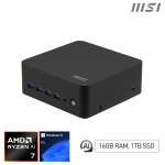 MSI Cubi Z AI 8M R7 8845HS FS 16GB 1TB W11P AMD Ryzen 7 16 Go DDR5-SDRAM 1 To SSD Windows 11 Pro Mini