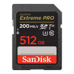 CARD 512GB Sandisk Extreme PRO sdxc 200MB/s