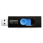 ADATA | USB Flash Drive | UV320 | 64 GB | USB Type-A | Black/Blue