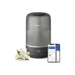 Philips | Humidifier | HU1510/03 Series 1000 | 19.6 W | Water tank capacity 3 L | Suitable for rooms up to 41 m&sup2; | Ultrasonic | Humidification capacity 275 ml/hr | Grey/Silver