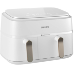Philips Double basket Airfryer | NA353/10 3000 series | Power 2750 W | Capacity 9 L | Rapid Air Plus | White