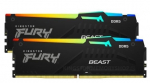 Kingston Memory DDR5 Fury Beast Black RGB 16GB(2 8GB)/6000 CL36 EXPO
