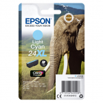 Epson Tinte 5LB 24XL ink cartridge light cyan high capacity 9.8ml 740 pages 1-pack blister without alarm