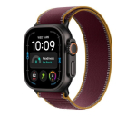 Apple Smartwatch Watch Ultra 4 GPS + Cellular 49mm Black Titanium Case with Burgundy Trail Loop - S/M