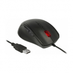 Ergonomische optische 5-Tasten USB Maus - Linksh&auml;nder