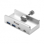 4-Port-Klemm USB-A3.2-Hub->2xUSB-C/2xUSB-A 5Gbps