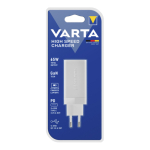 VARTA Ladegert 3 Port 65 W, 2x USB-C, 1x USB-A, High Speed Charger