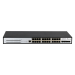Extralink Chiron Pro PoE Switch, 24x RJ45 1000Mb/s PoE, 4x SFP+, L3, Verwaltet, 370W