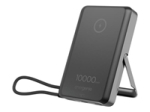 GEMBIRD 15 W Magnetic wireless powerbank with integrated stand 10000 mAh black
