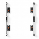 EDBAK ULS2337 UniversalLED System for 2 cabinets 600 x 337.5 | Black ULS2337