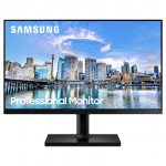 61cm/24'' (1920x1080) Samsung LF24T450FQR 16:9 5ms USB 2xHDMI DisplayPort VESA Pivot Full HD Black