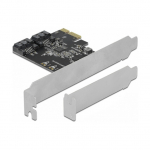 2 Port SATA PCI Express x1 Karte - Low Profile Formfaktor