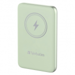 Verbatim Wireless Powerbank Charge 'n' Go 10.000mAh (hellgrn, Qi, PD 3.0, Quick Charge 3.0)