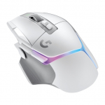 Logitech G G502 X PLUS Mouse optical wireless 2.4 GHz USB Logitech Lightspeed receiver white