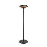 TunaBone | Electric Standing Infrared Patio Heater | TB2068S-01 | Patio heater | 2000 W | Number of power levels 3 | Suitable for rooms up to 20 m&sup2; | Black | IP45