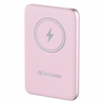 Verbatim Wireless Powerbank Charge 'n' Go 10.000mAh (rosa, Qi, PD 3.0, Quick Charge 3.0)