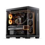 Jonsbo TK-4 Geh&auml;use, Midi-Tower, ATX, Tempered Glass - schwarz