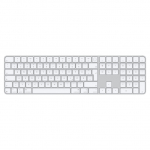 Apple Magic Keyboard with Touch ID and Numeric Keypad for Mac models with Apple silicon - German - White Keys