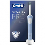 Oral-B | Electric Toothbrush | Vitality Pro | Rechargeable | For adults | Number of brush heads included 1 | Number of teeth brushing modes 3 | Blue Vitality Pro Blue