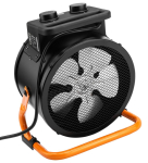 Electric Ceramic PTC Fan Heater NEO TOOLS 90-063 3 kW, Black/Orange