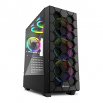 Midi Sharkoon HEX RGB Black