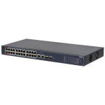 Switch|DAHUA|DH-SG4028LP|26xGigabit Ethernet (copper) ports quantity|2xSFP module slots quantity|4xPower over Ethernet (PoE) ports quantity|Total Power over Ethernet (PoE) budget 240 W|SG4028LP