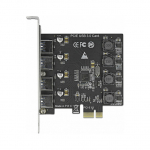 PCI Express x1 Karte zu 4 x extern USB Typ-A Buchse USB 5 Gbps 21150939