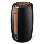 Philips | HU2718/10 | Humidifier | 17 W | Water tank capacity 2 L | Suitable for rooms up to 32 m&sup2; | NanoCloud technology | Humidification capacity 200 ml/hr | Black/Copper