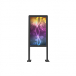 EDBAK | Floor stand | POK101 | 55 " | Maximum weight (capacity) 80 kg | Black POK101
