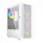 Gembird Computer Case Midi Tower Fornax 4000 ARGB white