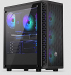 Datagate PC 14 Gen.(RaptorLake-02) Core i5-14400F 10 Cores 16Threads 2.5(4.7)GHz/32GB/1TB NVMe PCIE4.0 SSD/RTX 5060 8GB/PSU 80+ Bronze/WiFi 6 AX + BT5/ ARGB/USB-C Front/3YW