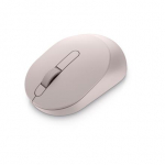 Dell MS3320W - Mouse - optical LED - 3 buttons - wireless - 2.4 GHz, Bluetooth 5.0 - USB wireless receiver - ash pink