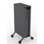 Duux Edge Oil Heater | Oil Heater | 2000 W | Suitable for rooms up to 20 m&sup2; | Gray