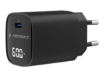 GEMBIRD 60W USB Type-C fast charger LCD black
