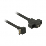 USB3.1 Pfostenstecker Key A > 1 x USB 3.1 Gen 2 Type-C&trade; Buchse zum Einbau 45 cm Delock