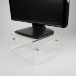 NEWSTAR ACRYLIC MONITOR RISER (HEIGHT ADJUSTMENT: 7-13 CM) 25 KG -